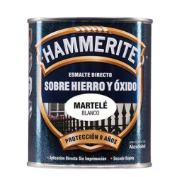 PINTURA HAMMERITE MARTELE BLANCO 750ML.