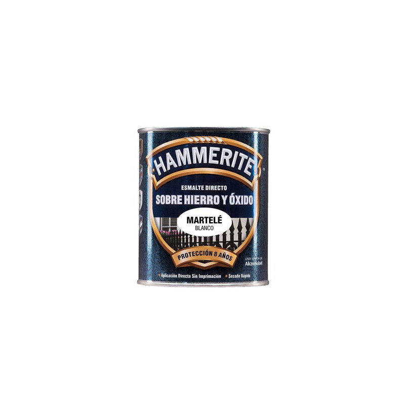 PINTURA HAMMERITE MARTELE BLANCO 750ML.