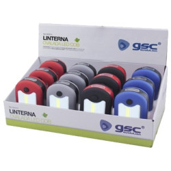 LINTERNA TRABAJO COB+3 LED GSC