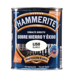 PINTURA HAMMERITE LISO BLANCO 5L.