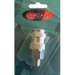 ENCHUF. RAP. MACHO 1/4 "UNICAIR" M UEC20M