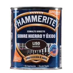 PINTURA HAMMERITE LISO MARRON 5L.