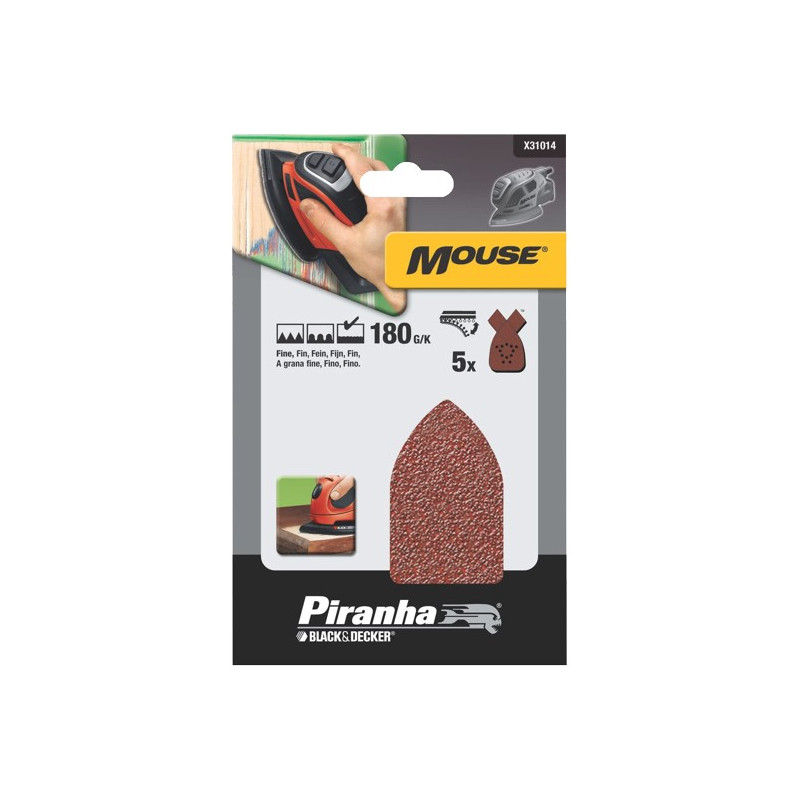 HOJA DE LIJA MOUSE G-180