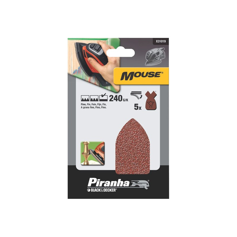 HOJA DE LIJA MOUSE G-240