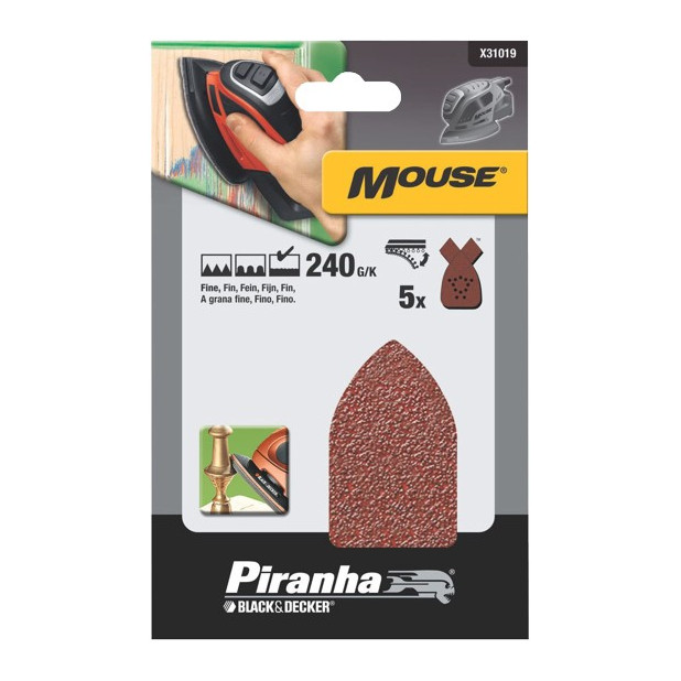 HOJA DE LIJA MOUSE G-240