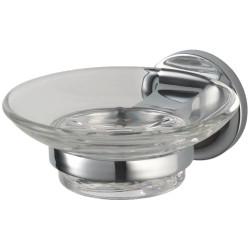 JABONERA CRISTAL ASPEN CHROME