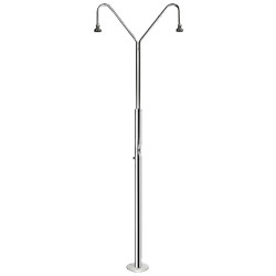 DUCHA 2 ROCIADORES 2 PULSADORES TEMP.