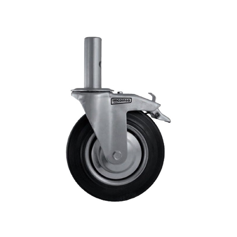 RUEDA DE ANDAMIO CON FRENO