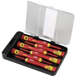 JGO. 6 DESTORNILLADORES PRECISION AISLADOS