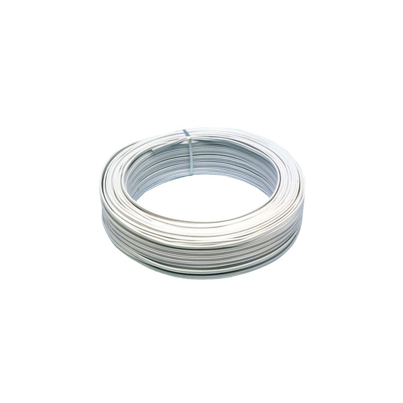 CABLE PARALELO 2x0,75 AUDIO BLANCO (100MTS)