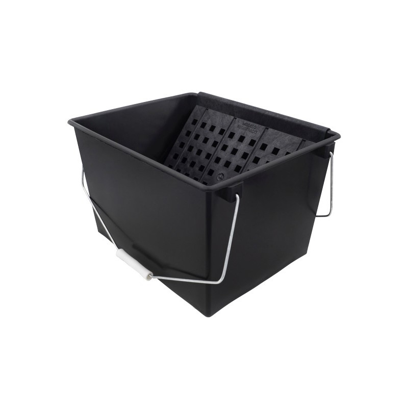 CUBETA 2 ASAS 16L. C/REJILLA METALICA