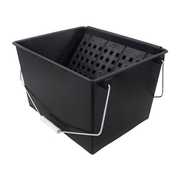 CUBETA 2 ASAS 16L. C/REJILLA METALICA