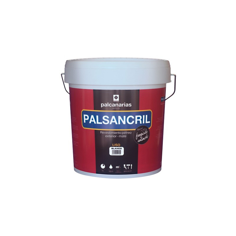 PINTURA PALCANARIAS PALSANCRIL LISO 15L.