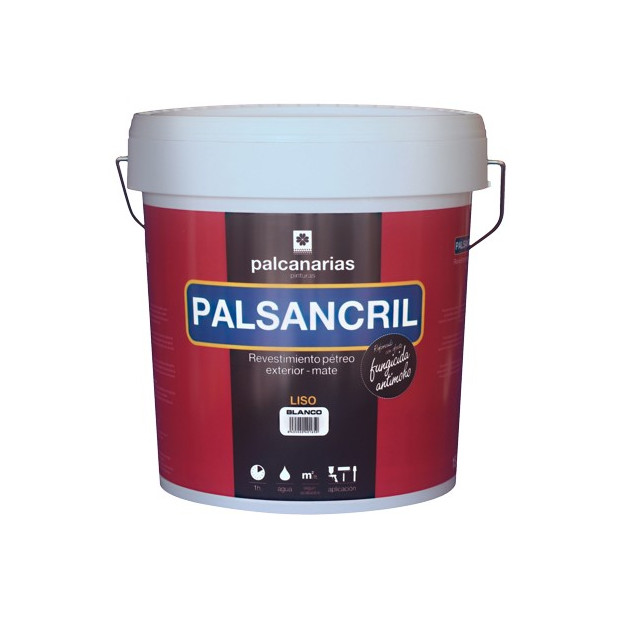 PINTURA PALCANARIAS PALSANCRIL LISO 15L.