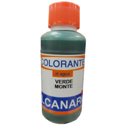 COLORANTE AL AGUA VERDE MONTE 150ML.