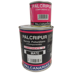 BARNIZ PALCRIPUR POLIUR. 2C. MATE 450ML.