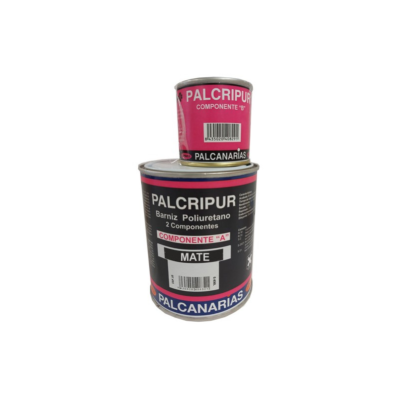 BARNIZ PALCRIPUR POLIUR. 2C. MATE 450ML.