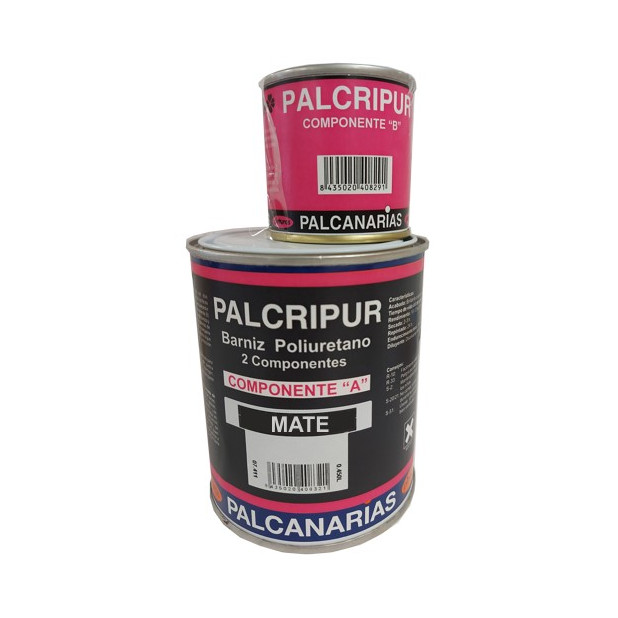 BARNIZ PALCRIPUR POLIUR. 2C. MATE 450ML.