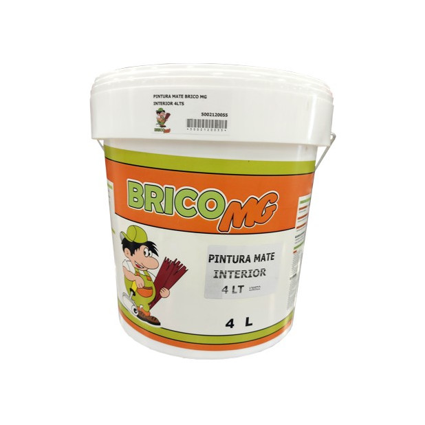 PINTURA MATE BRICO MG INTERIOR 4LTS