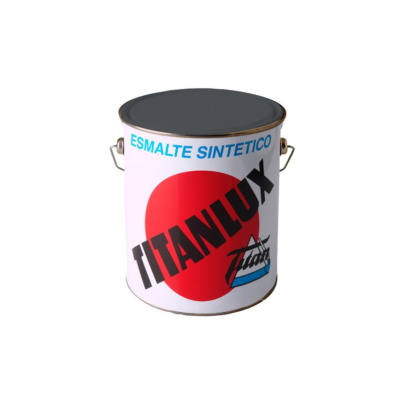 TITANLUX ESMALTE SINTETICO GRIS MEDIO 4L