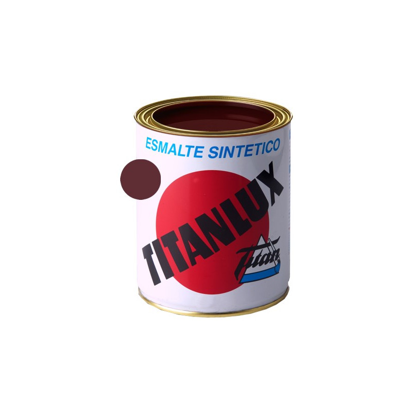 TITANLUX ESMALTE SINTETICO ROJO CARRUAJES 750ML