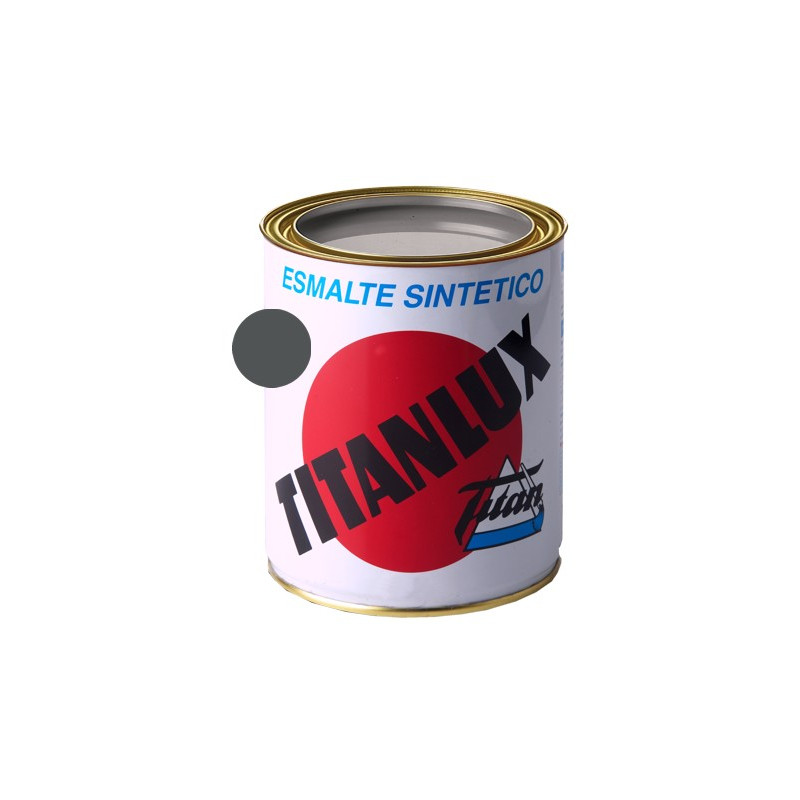 TITANLUX ESMALTE SINTETICO GRIS MEDIO 375ML (DESCAT)