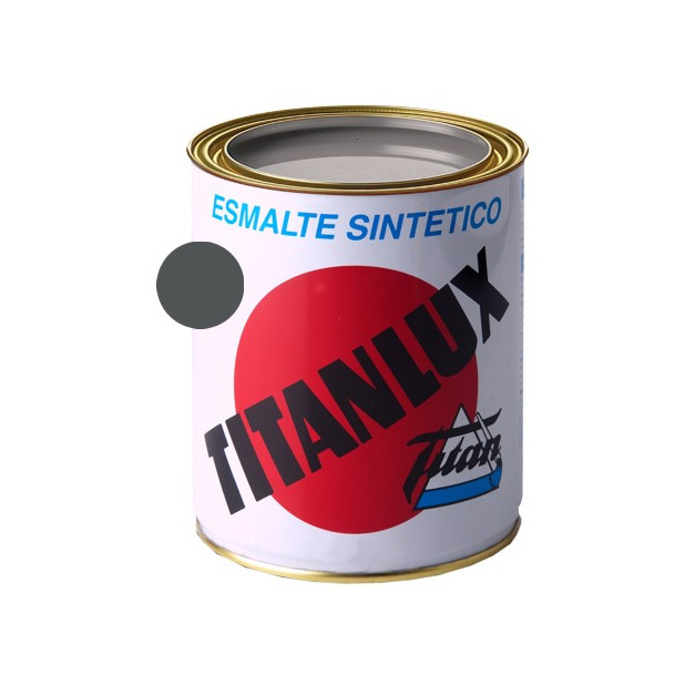 TITANLUX ESMALTE SINTETICO GRIS MEDIO 375ML (DESCAT)