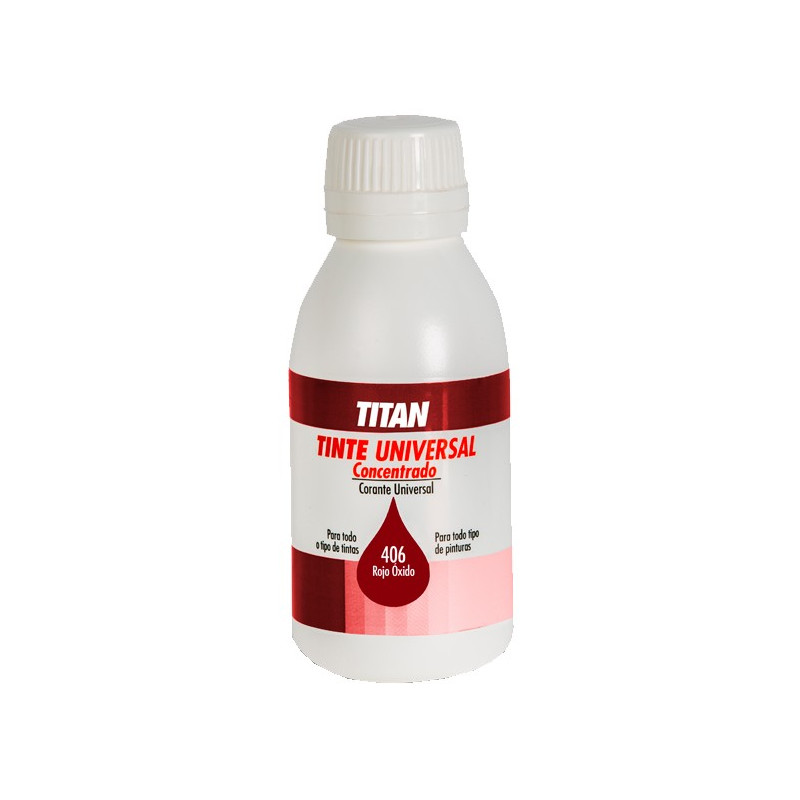 TINTE UNIVERSAL CONCENT. ROJO OXIDO 100ml.