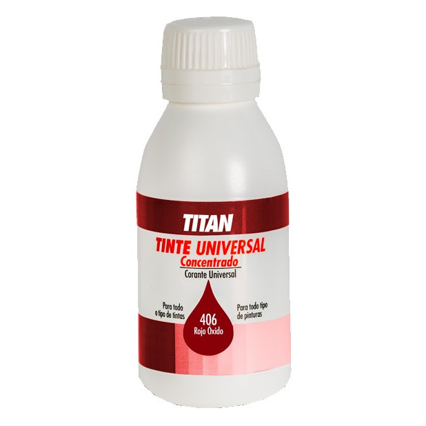 TINTE UNIVERSAL CONCENT. ROJO OXIDO 100ml.