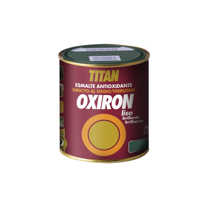 OXIRON ESMALTE LISO BRILLANTE VERDE BOSQUE 750ML