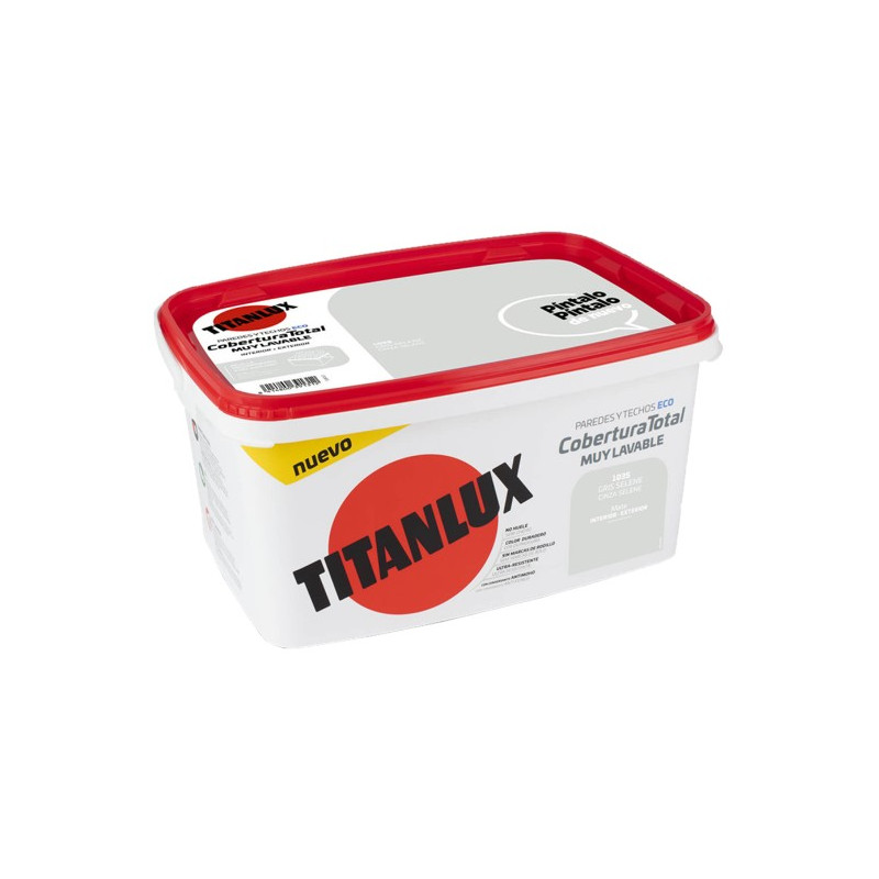 PINTURA TITANLUX COBERTURA GRIS SELE 4LTS