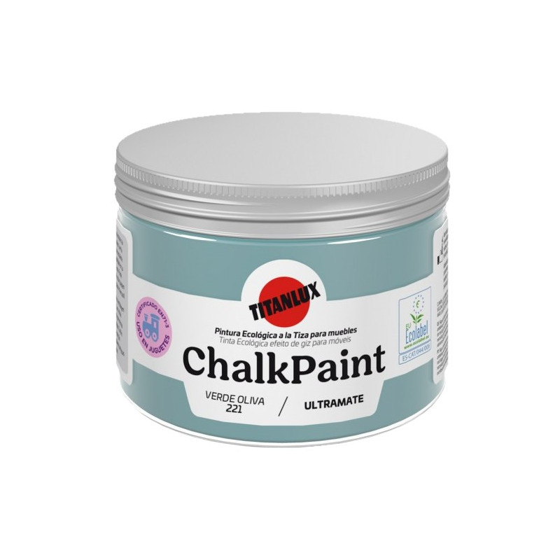 TITAN 150ML CHALK PAINT VERDE OLIVA