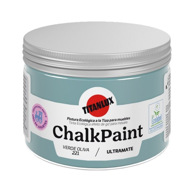 TITAN 150ML CHALK PAINT VERDE OLIVA