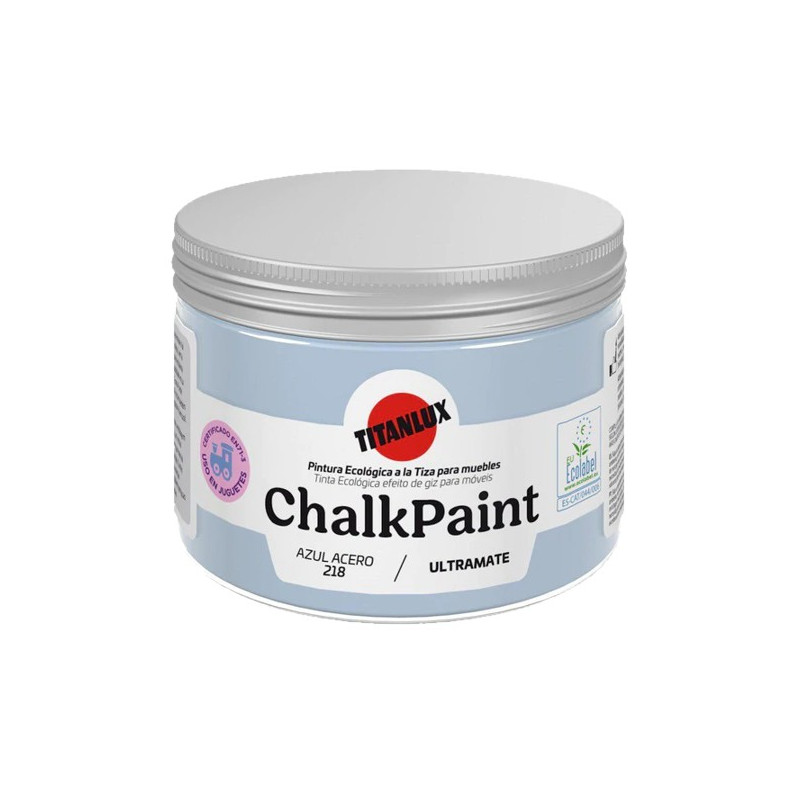 TITAN 150ML CHALK PAINT AZUL ACERO