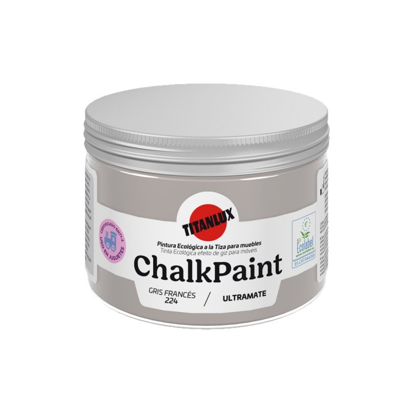 TITAN 150ML CHALK PAINT GRIS FRANCES