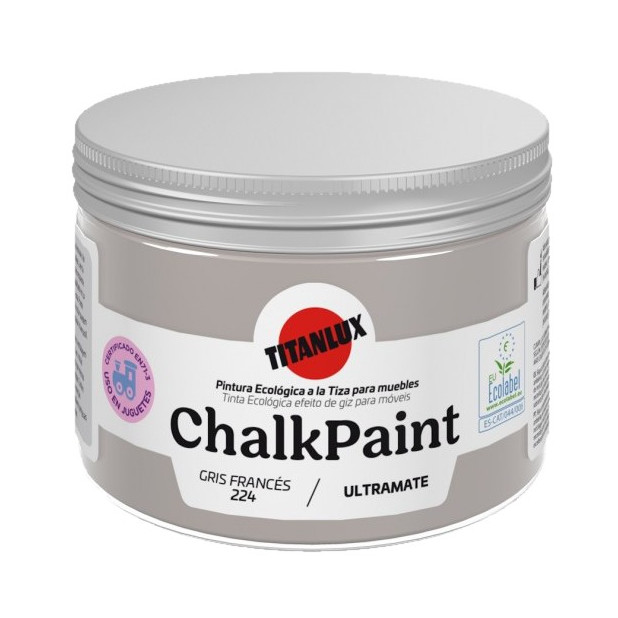 TITAN 150ML CHALK PAINT GRIS FRANCES