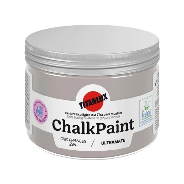 TITAN 150ML CHALK PAINT GRIS CENIZA