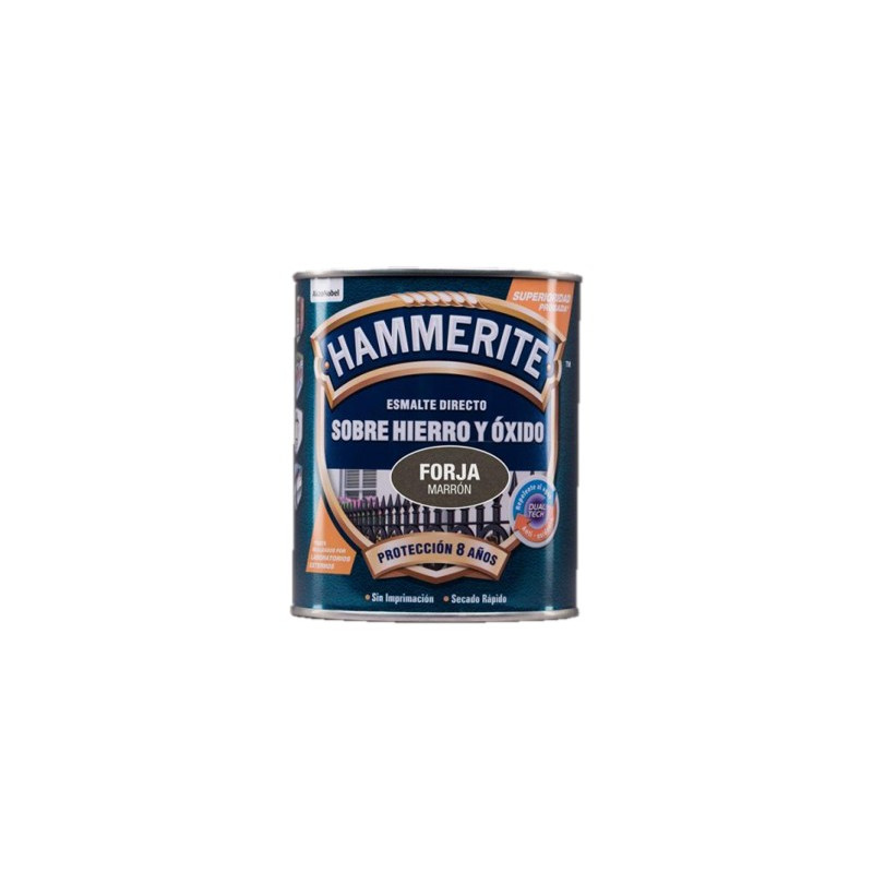 PINTURA HAMMERITE FORJA MARRON 5LTS.