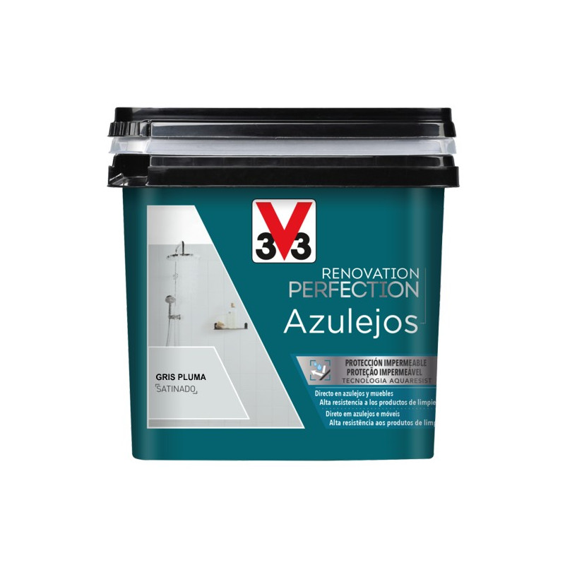 PINTURA AZULEJOS SAT.GRIS PLUMA 2LTS