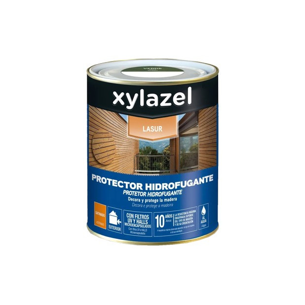 PROTECTOR LASUR AGUA HIDROF SAT VERDE 750ML