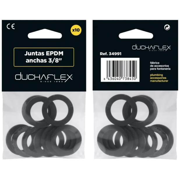 JUNTAS PLANAS ANCHAS EPDM 2" PLS-57x40x3MM SKIN 10UDS.