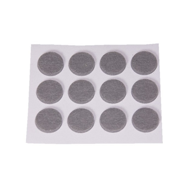 DESLIZADORES MARRON ADHESIVO 20 DISCOS 16MM C/D