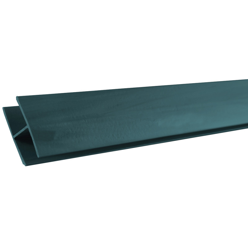 PERFIL UNION PLASTICO H 2,05MTS. VERDE