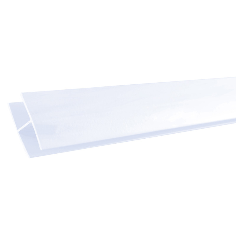 PERFIL UNION PLASTICO H 2,05MTS. BLANCO