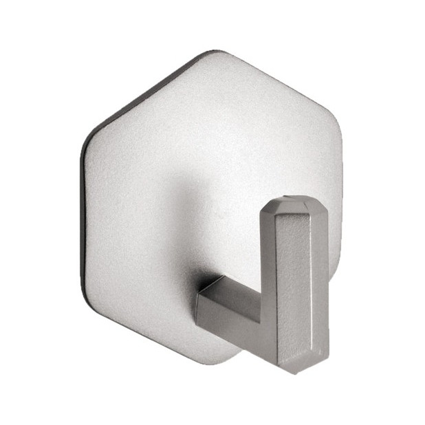 PERCHA HEXA. PLAST. ADHE. CROMO MATE 2UND