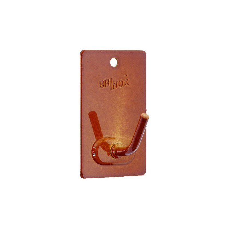 PERCHA MEDIANA ADHESIVA PORCELANA 3UND