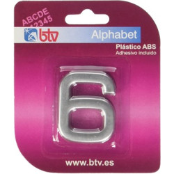 NUMERO 6 ABS PLATA