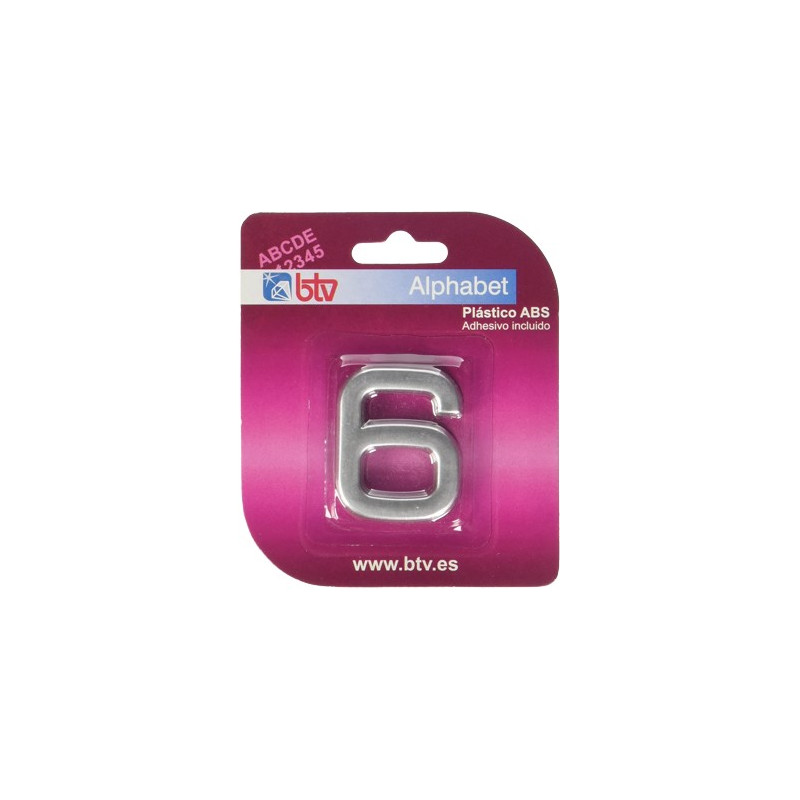 NUMERO 6 ABS PLATA