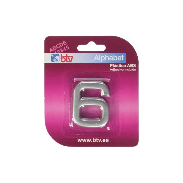 NUMERO 6 ABS PLATA