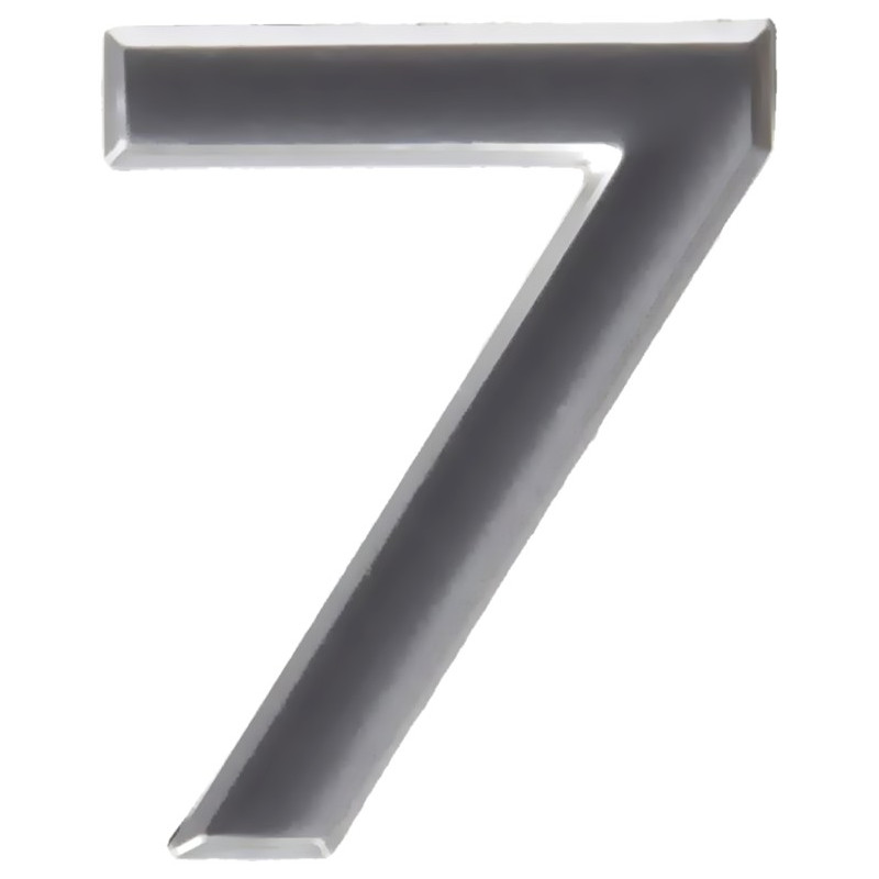 NUMERO 7 ABS PLATA